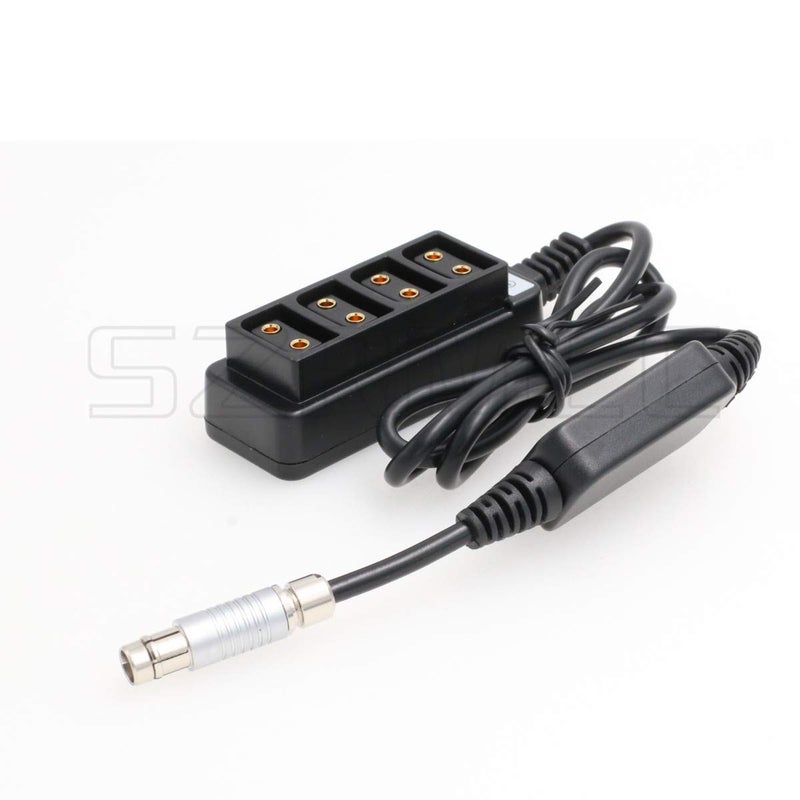 SZRMCC Fischer 3 Pin RS of ARRI Alexa Camera 12V Regulated Power Out to 4 Female D-tap Splitter P tap Splitter Cable - Image 3